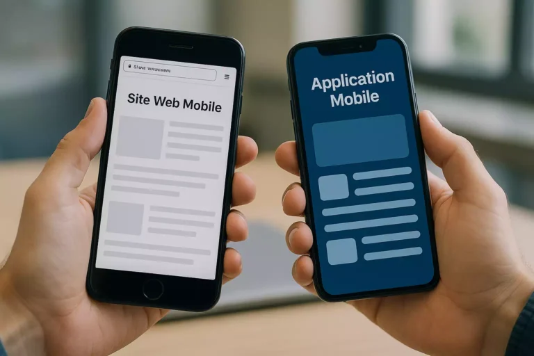 Site internet ou application pour votre entreprise?